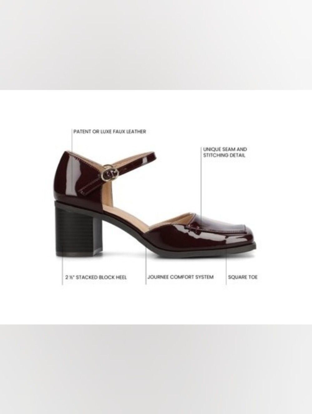 (D-4852) Journee Collection Evangeline Womens Moc Closed Toe Sz 6WD - Picture 15 of 15